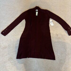 Burgundy Cardigan